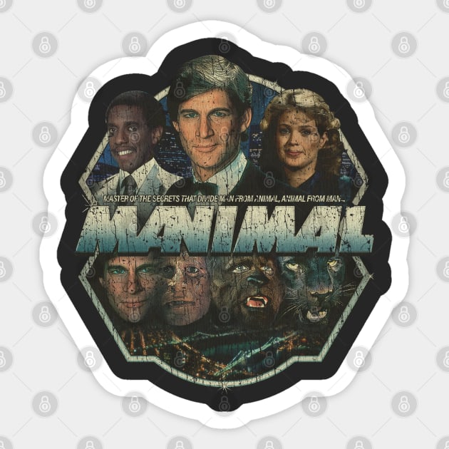 Manimal 1983 Sticker by JCD666